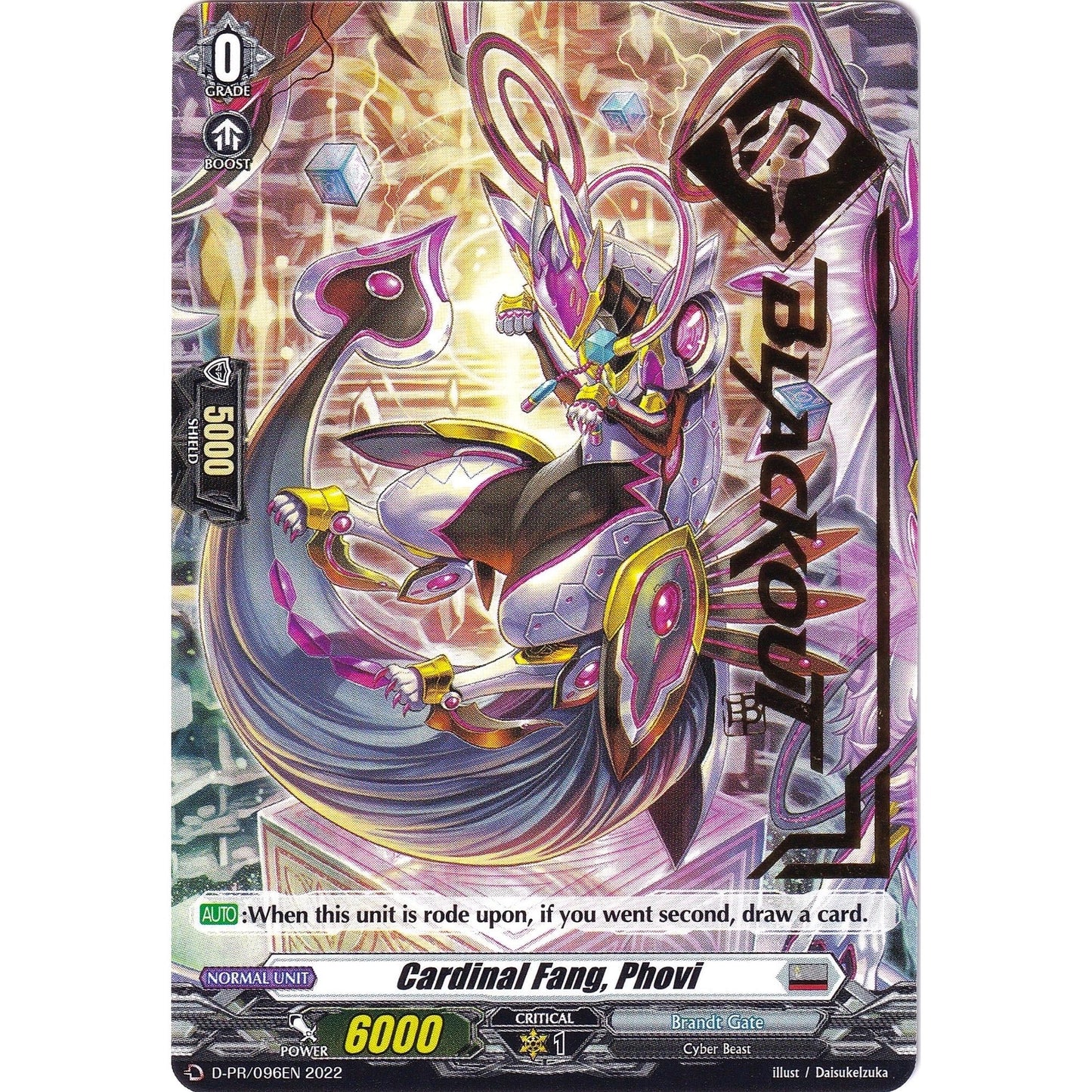 Image for Cardinal Fang, Phovi (Hot Stamped) (D-PR/096EN 2022) (D-PR) - Cardfight Vanguard