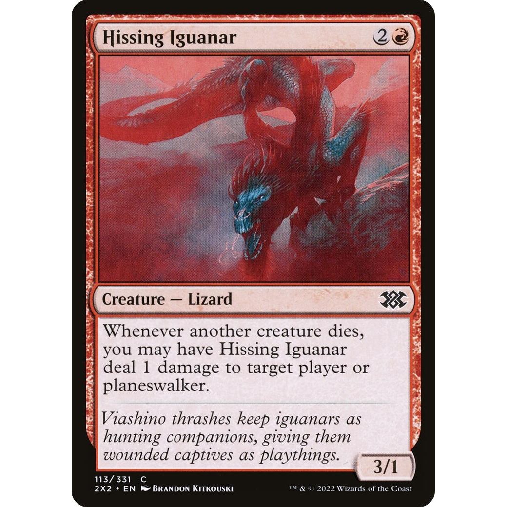 Image for Hissing Iguanar (113) (2X2) - Magic: The Gathering