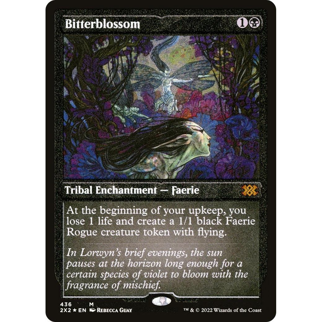 Image for Bitterblossom (Foil Etched) (436) (2X2) - Magic: The Gathering