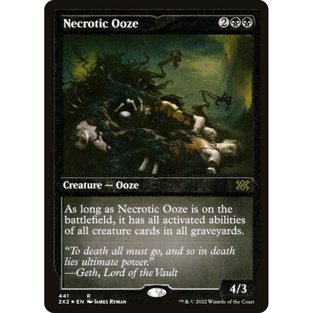 Image for Necrotic Ooze (Foil Etched) (441) (2X2) - Magic: The Gathering