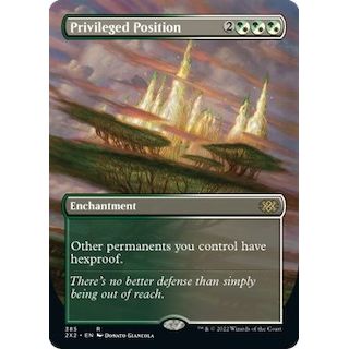 Image for Privileged Position (Borderless) (385) (2X2) - Magic: The Gathering