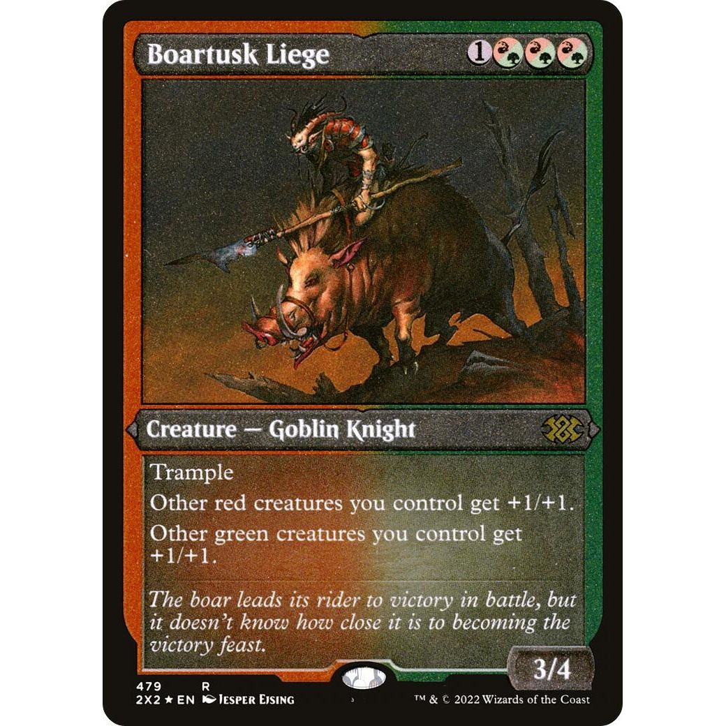 Image for Boartusk Liege (Foil Etched) (479) (2X2) - Magic: The Gathering
