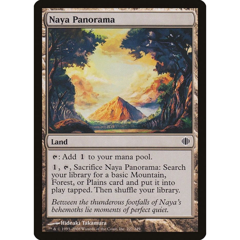 Image for Naya Panorama (227) (ALA) - Magic: The Gathering