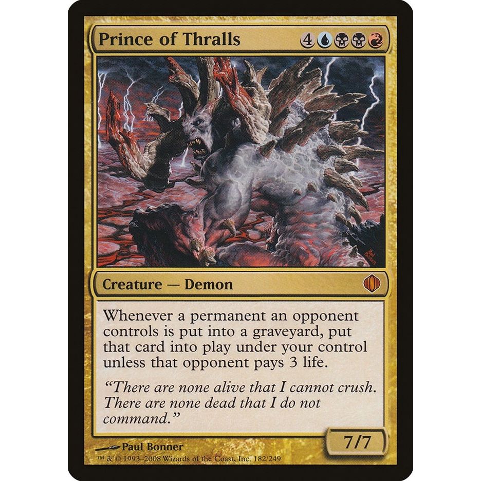 Image for Prince of Thralls (182) (ALA) - Magic: The Gathering