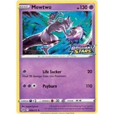 Image for Mewtwo - 056/172 (Brilliant Stars Stamped) (056/172) (MCAP) - Pokemon