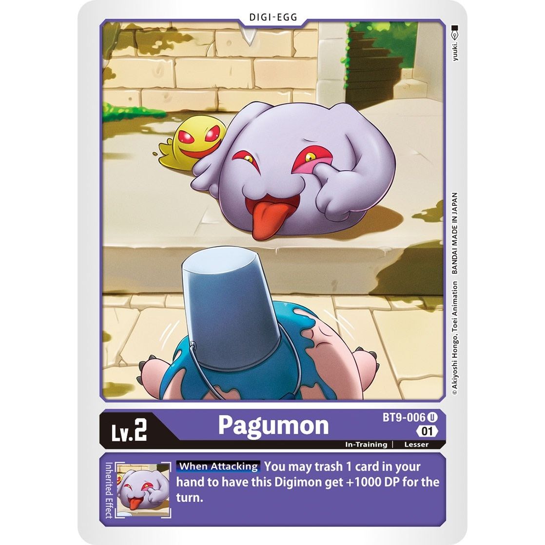 Image for Pagumon (BT9-006 U) (BT09) - Digimon Card Game