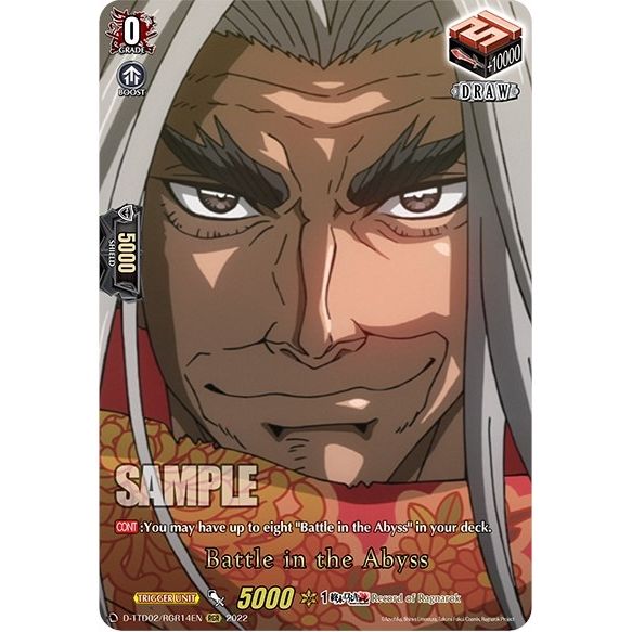 Image for Battle in the Abyss (RGR) (D-TTD02/RGR14EN) (D-TTD02) - Cardfight Vanguard