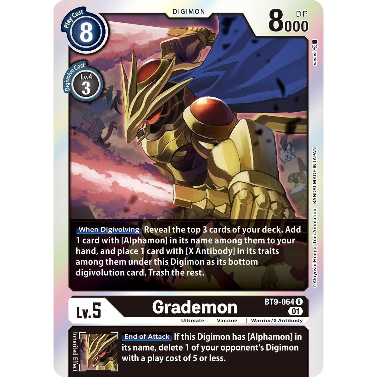 Image for Grademon (BT9-064 R) (BT09) - Digimon Card Game