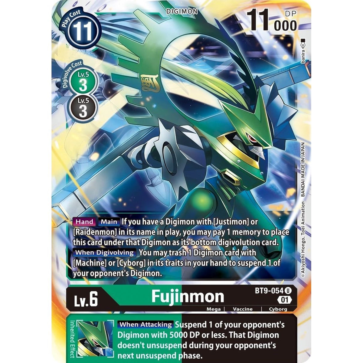 Image for Fujinmon (BT9-054 U) (BT09) - Digimon Card Game