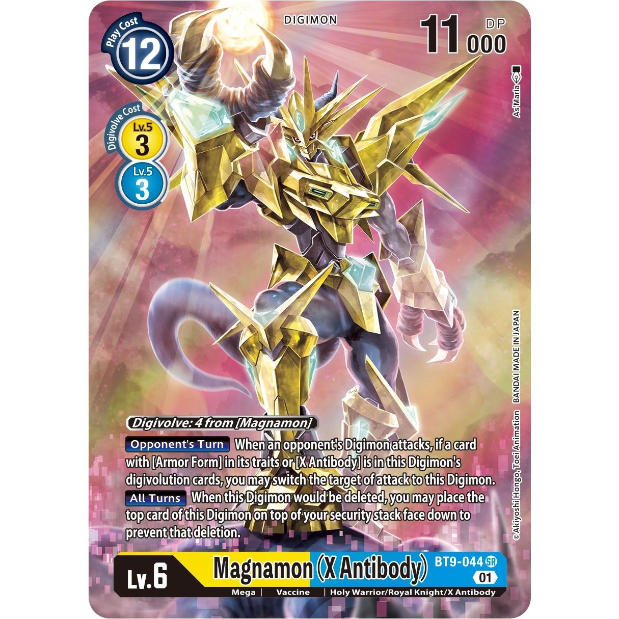 Image for Magnamon (X Antibody) (Alternate Art) (BT9-044 SR) (BT09) - Digimon Card Game