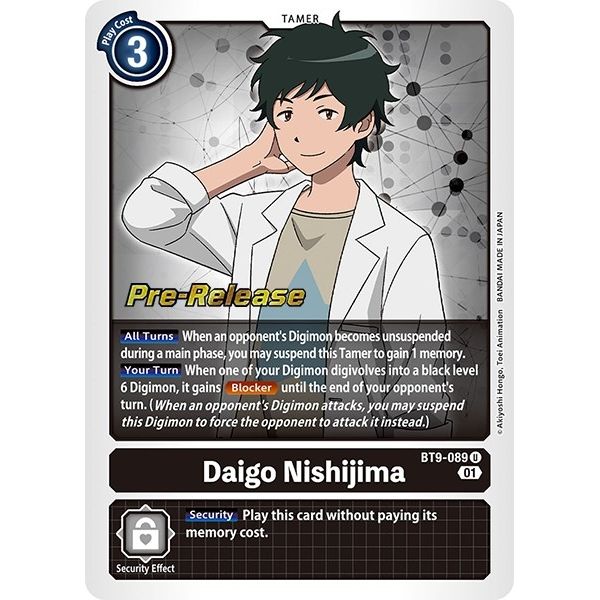 Image for Daigo Nishijima (BT9-089 U) (BT09_PR) - Digimon Card Game