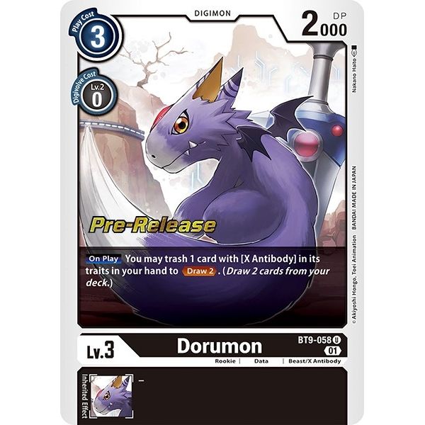 Image for Dorumon (BT9-058 U) (BT09_PR) - Digimon Card Game