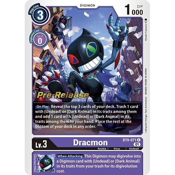 Image for Dracmon (BT9-071 U) (BT09_PR) - Digimon Card Game