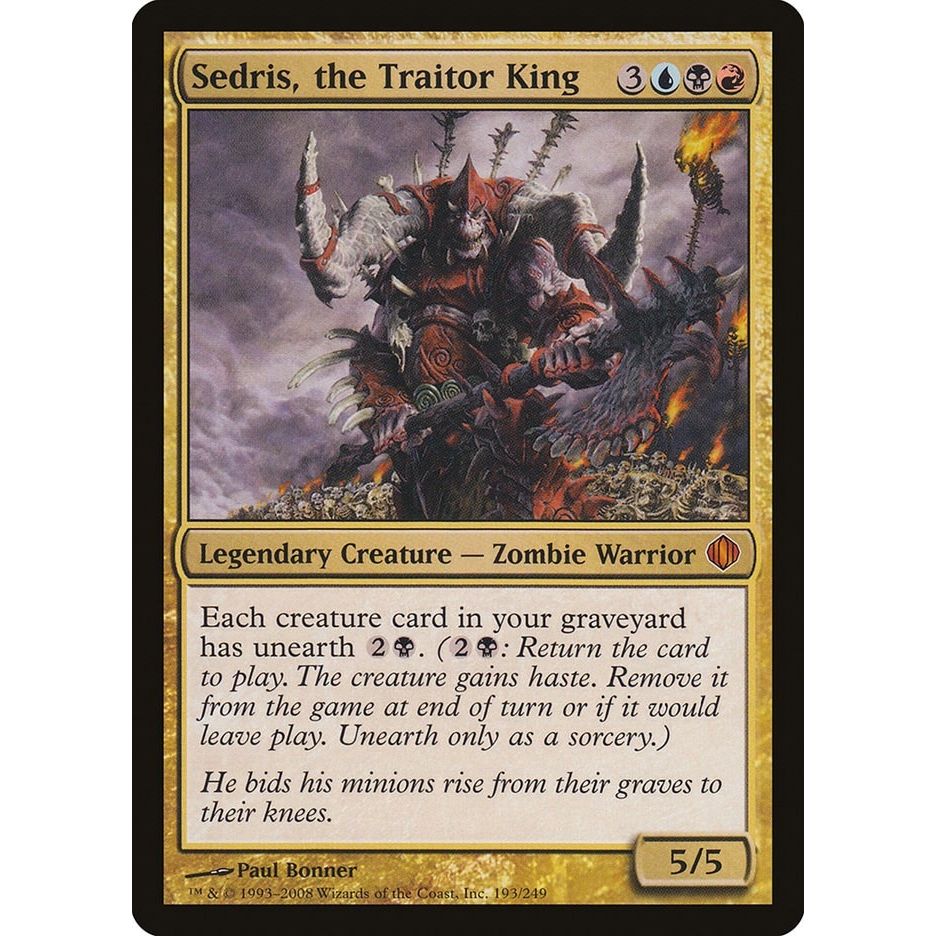 Image for Sedris, the Traitor King (193) (ALA) - Magic: The Gathering