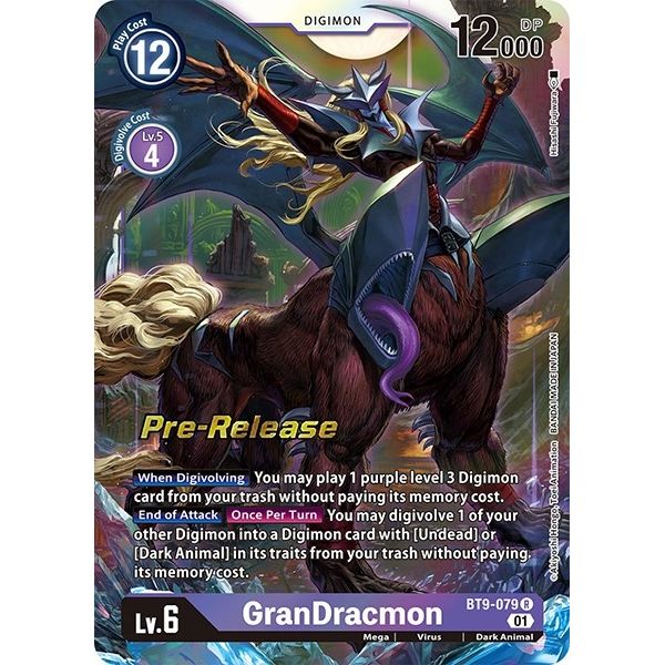 Image for GranDracmon (BT9-079 R) (BT09_PR) - Digimon Card Game