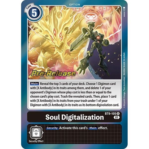 Image for Soul Digitalization (BT9-105 R) (BT09_PR) - Digimon Card Game