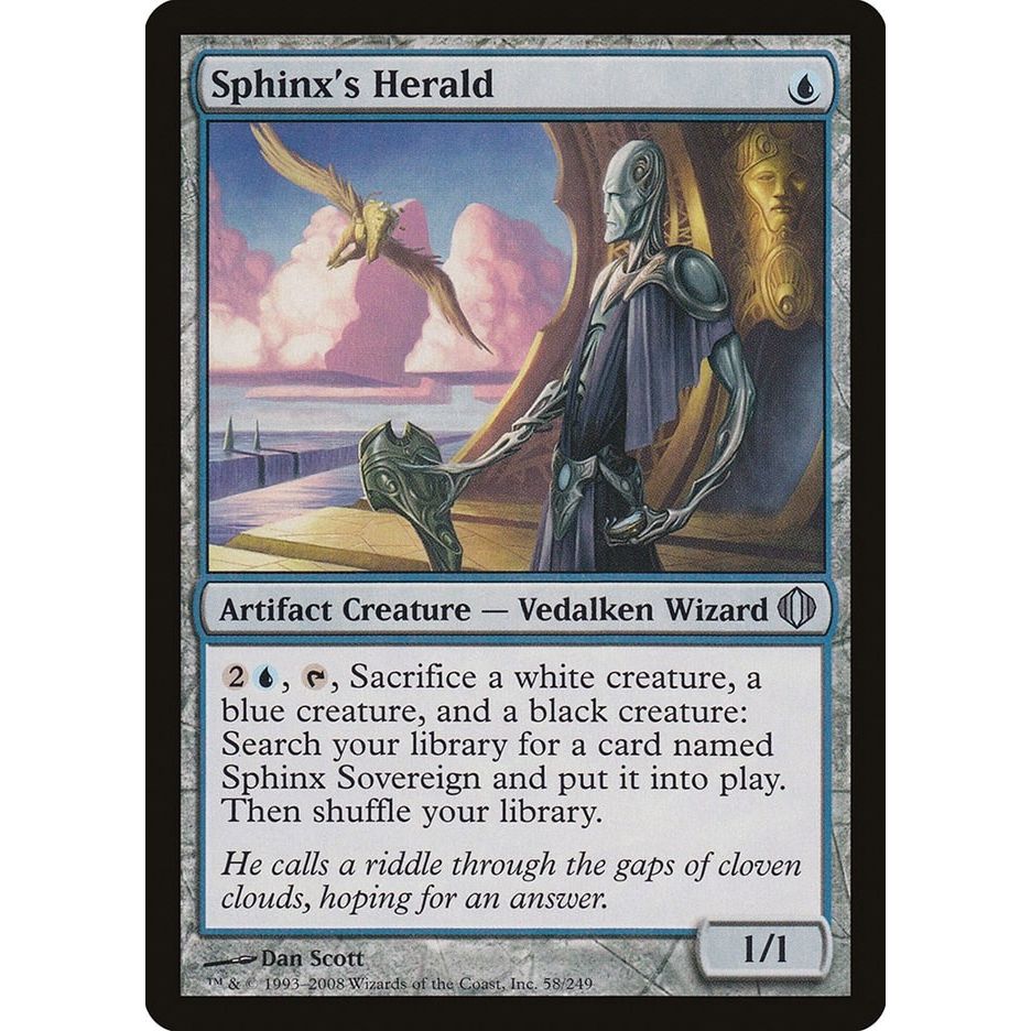 Image for Sphinx's Herald (58) (ALA) - Magic: The Gathering