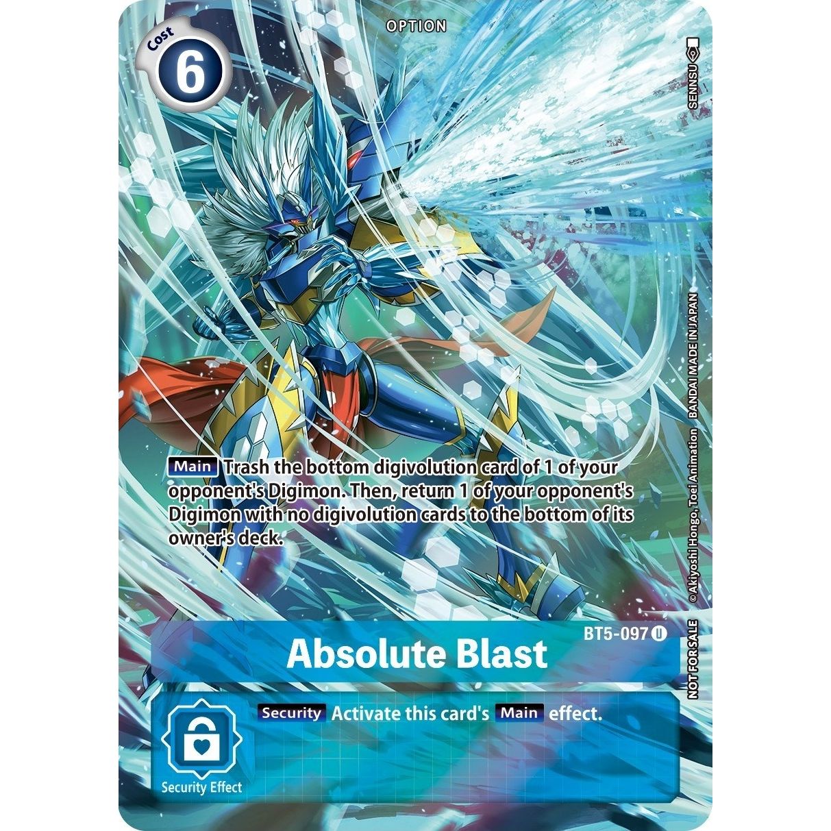 Image for Absolute Blast (Summer 2022 Dash Pack) (BT5-097 U) (BT05) - Digimon Card Game