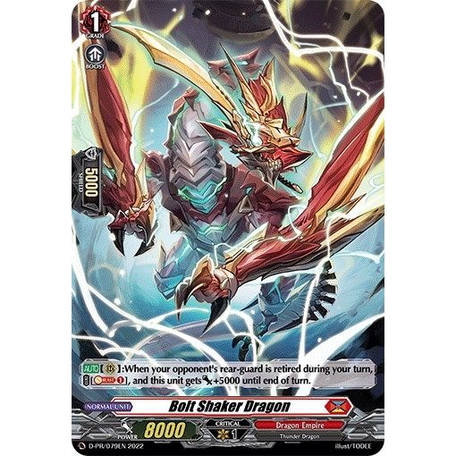 Image for Bolt Shaker Dragon (Foil) (D-PR/079EN) (D-PR) - Cardfight Vanguard