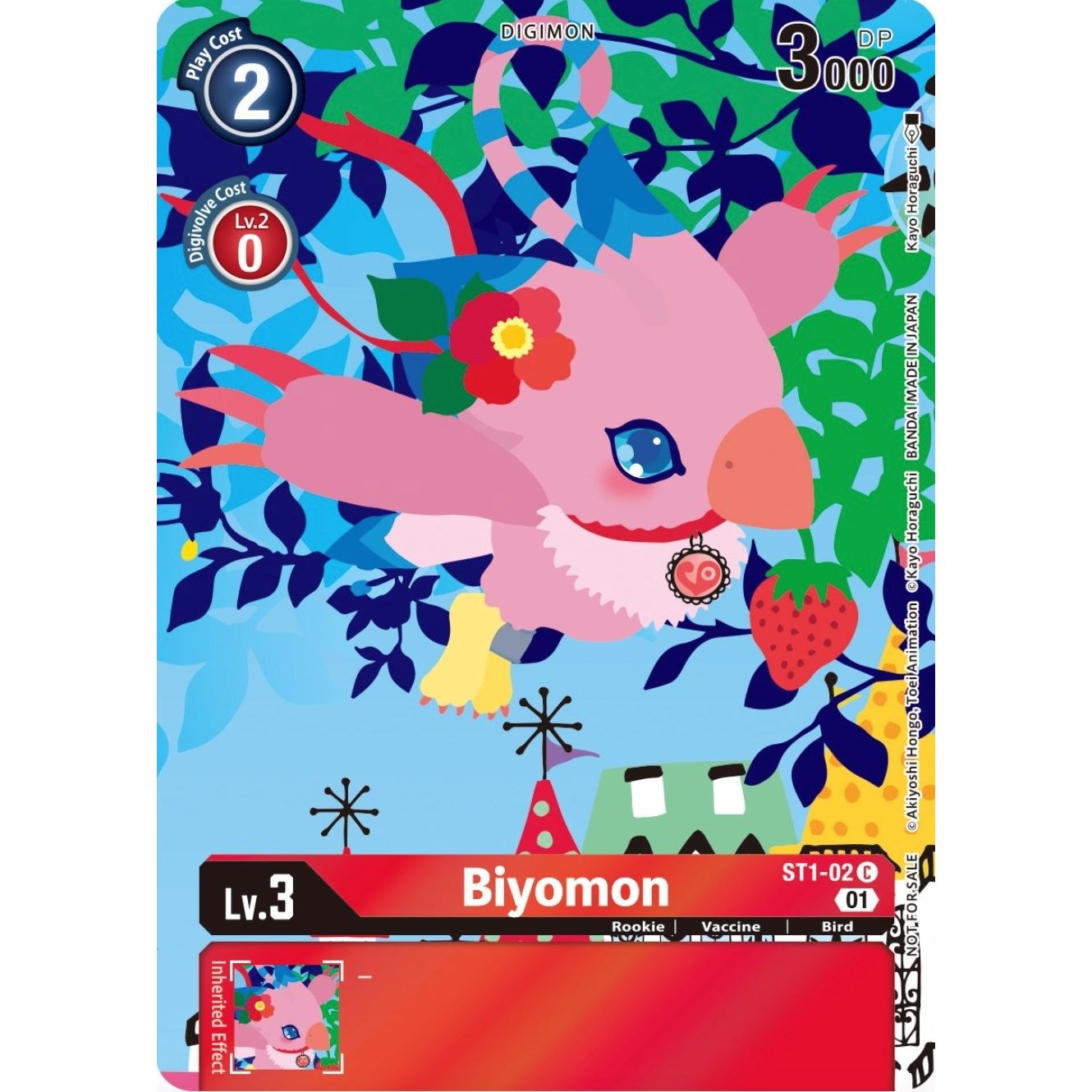 Image for Biyomon (Tamer's Card Set 2 Floral Fun) (ST1-02 C) (ST-1) - Digimon Card Game
