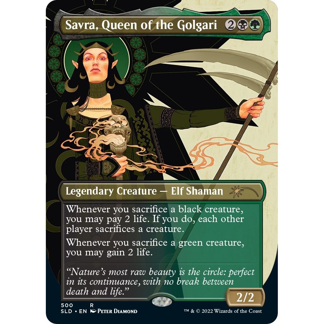 Image for Savra, Queen of the Golgari (500) (SLD) - Magic: The Gathering