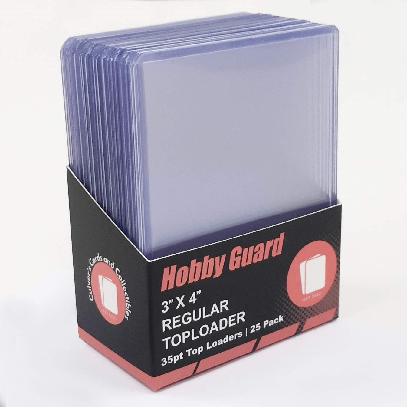 Image for Hobby Guard Standard Top Loaders 3x4 35 pt (25-pack) - Collectible Storage