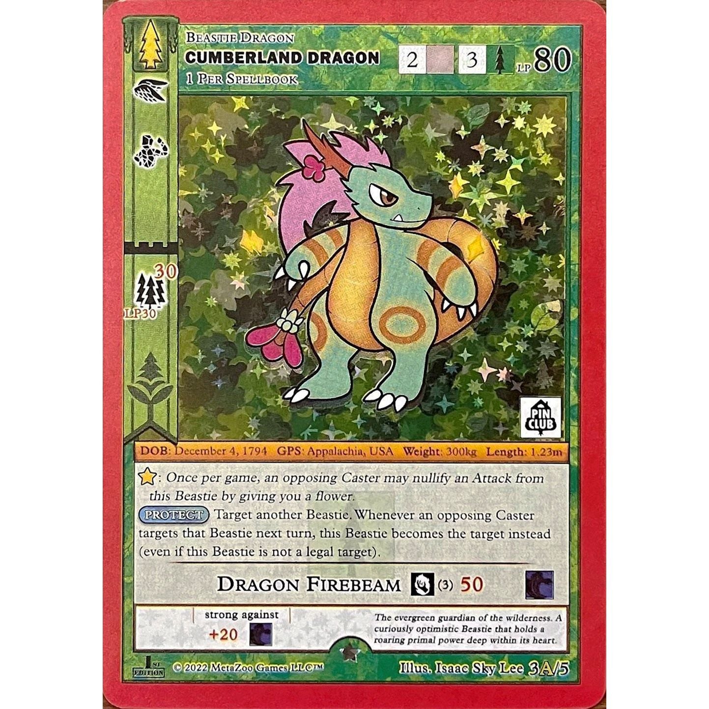 Image for Cumberland Dragon - 3A (Pin Club Wilderness Mystery Collection) (3A/5) (MISC) - MetaZoo