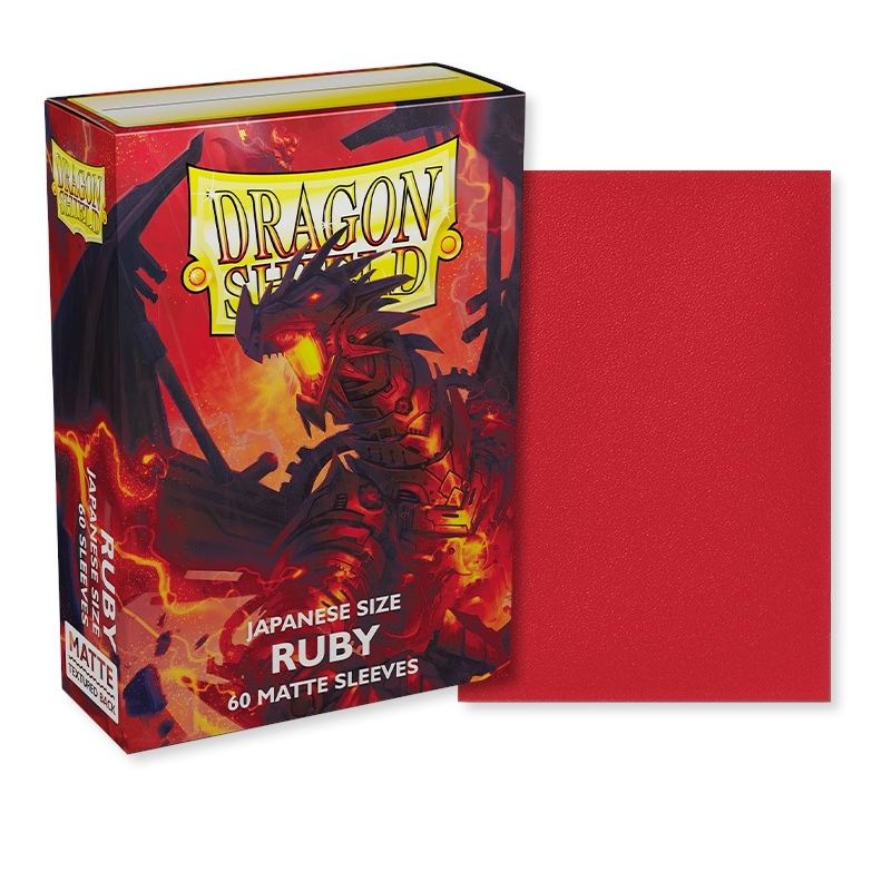 Image for Dragon Shield Japanese Matte Sleeves - Ruby (60-Pack) - Card Sleeves