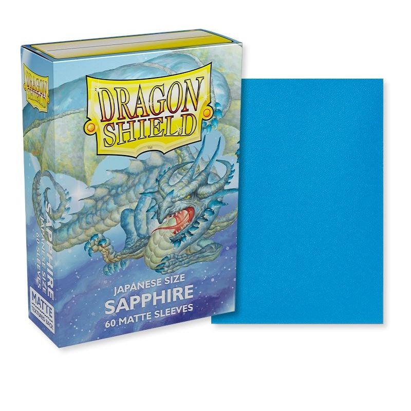 Image for Dragon Shield Japanese Matte Sleeves - Sapphire (60-Pack) - Card Sleeves