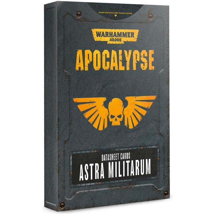 Image for Warhammer 40K: Apocalypse Datasheet Cards - Astra Militarum - Warhammer Game Accessories