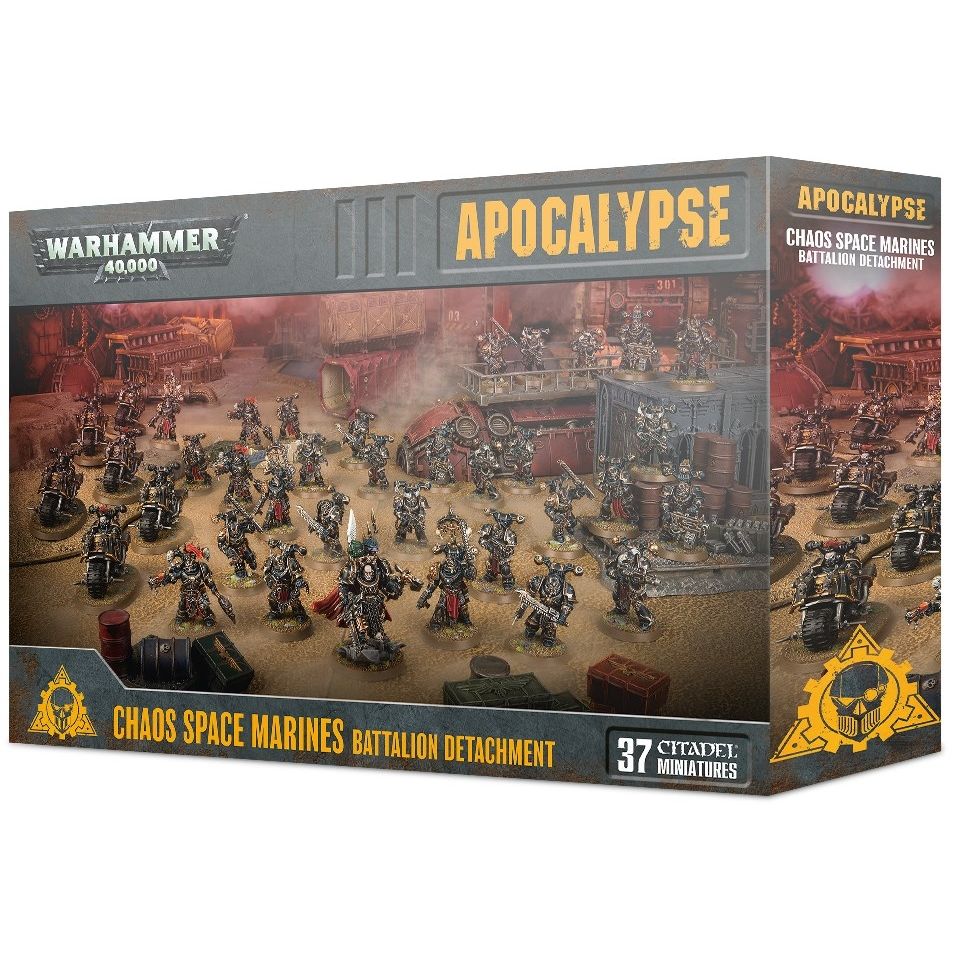 Image for Warhammer: 40K - Apocalypse: Chaos Space Marines Battalion Detachment - Warhammer Box Sets