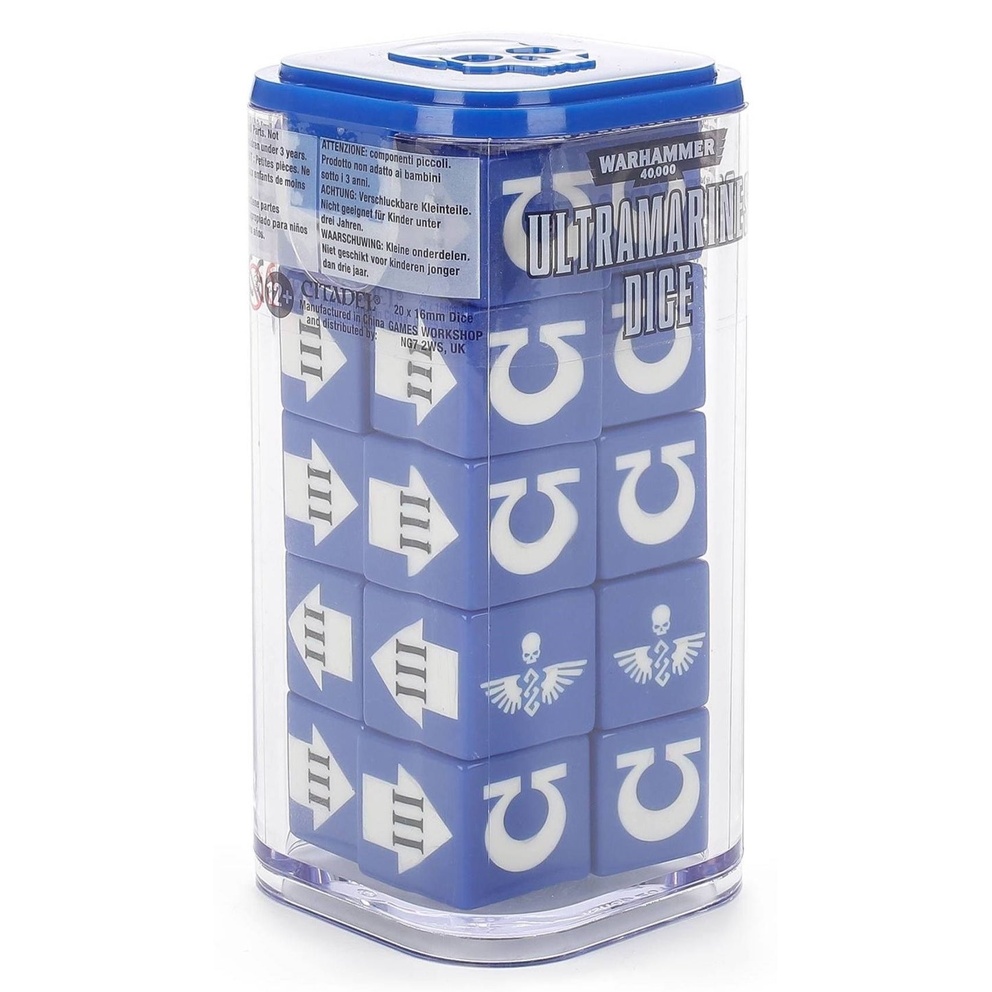 Image for Warhammer: 40K - Ultramarines Dice Set (20-pack) - Warhammer Game Accessories