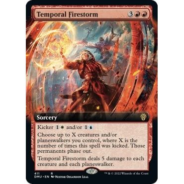 Image for Temporal Firestorm (Extended Art) (411) (DMU) - Magic: The Gathering