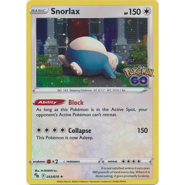 Image for Snorlax - 55/078 (Cosmos Holo) (055/078) (MCAP) - Pokemon