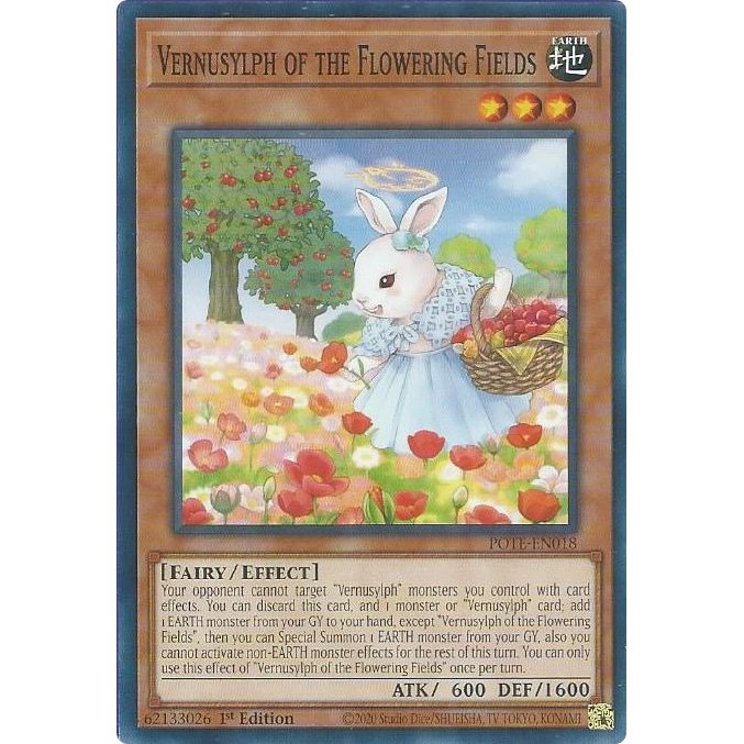 Image for Vernusylph of the Flowering Fields (POTE-EN018) (POTE) - YuGiOh