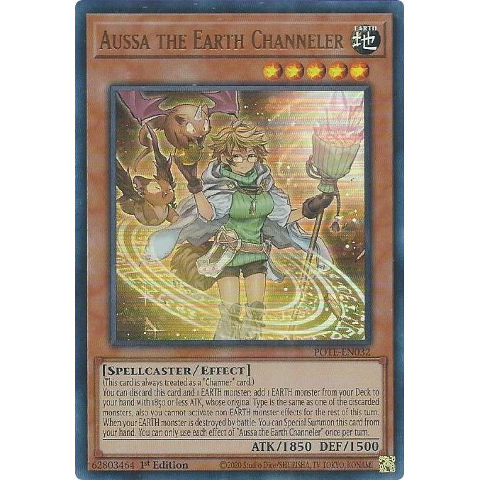 Image for Aussa the Earth Channeler (POTE-EN032) (POTE) - YuGiOh