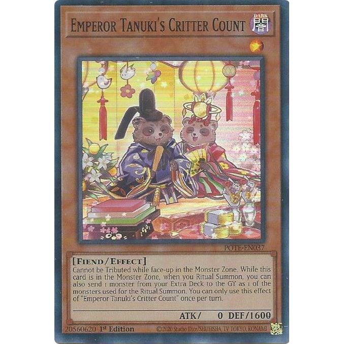 Image for Emperor Tanuki's Critter Count (POTE-EN037) (POTE) - YuGiOh