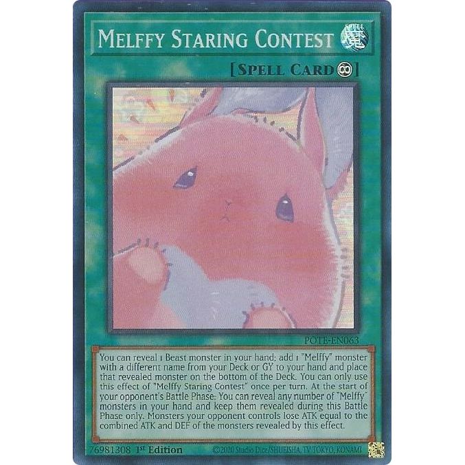Image for Melffy Staring Contest (POTE-EN063) (POTE) - YuGiOh