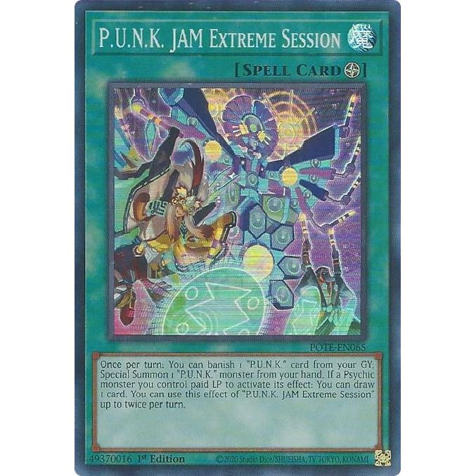 Image for P.U.N.K. JAM Extreme Session (POTE-EN065) (POTE) - YuGiOh