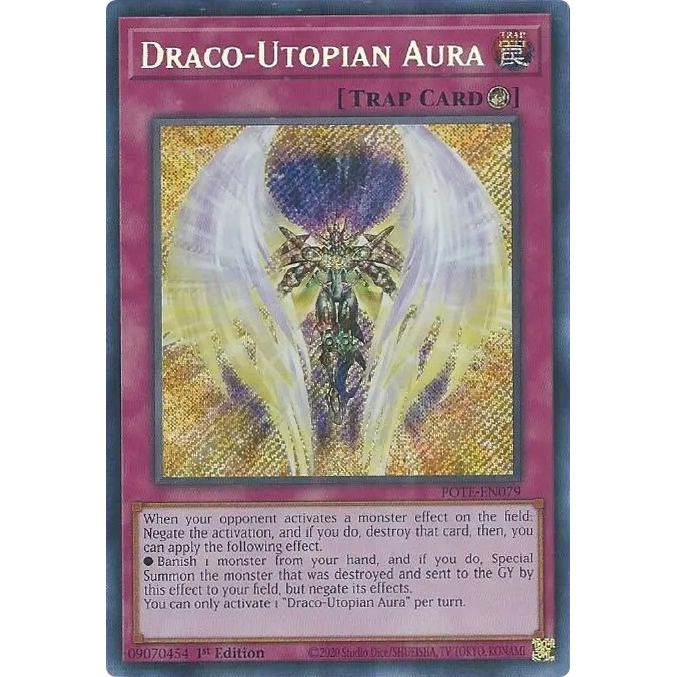 Image for Draco-Utopian Aura (POTE-EN079) (POTE) - YuGiOh