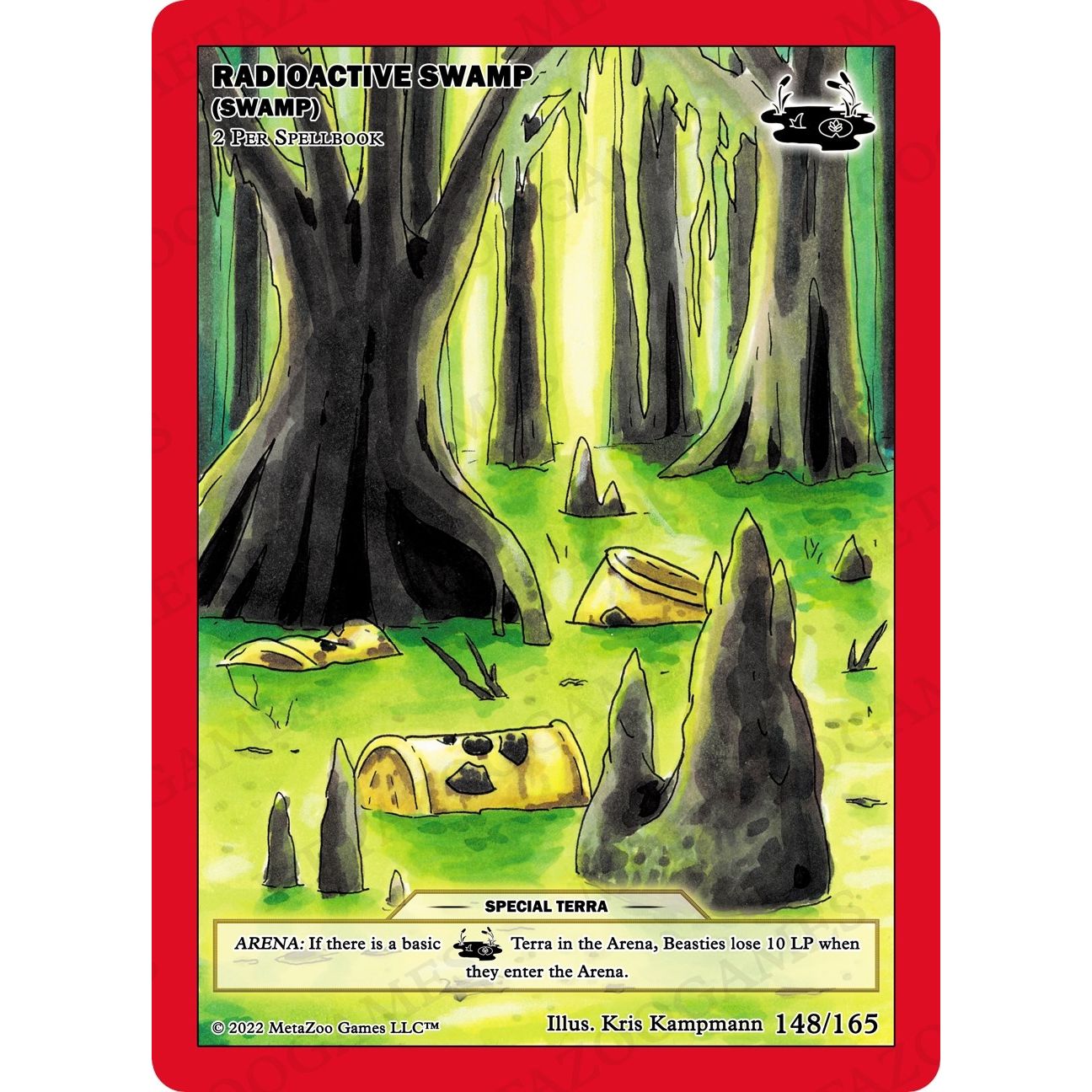 Image for Radioactive Swamp (Swamp) (148/165) (UFOFE) - MetaZoo