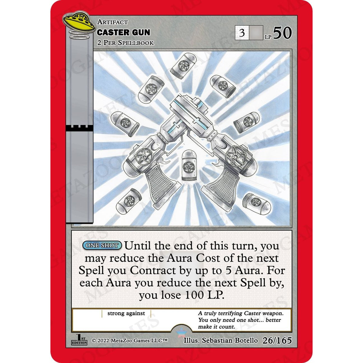 Image for Caster Gun (026/165) (UFOFE) - MetaZoo