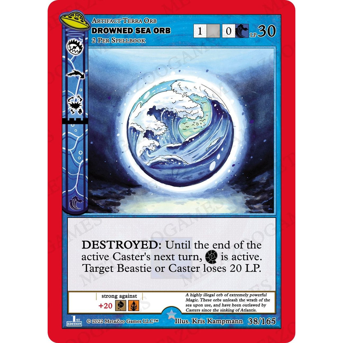 Image for Drowned Sea Orb (038/165) (UFOFE) - MetaZoo