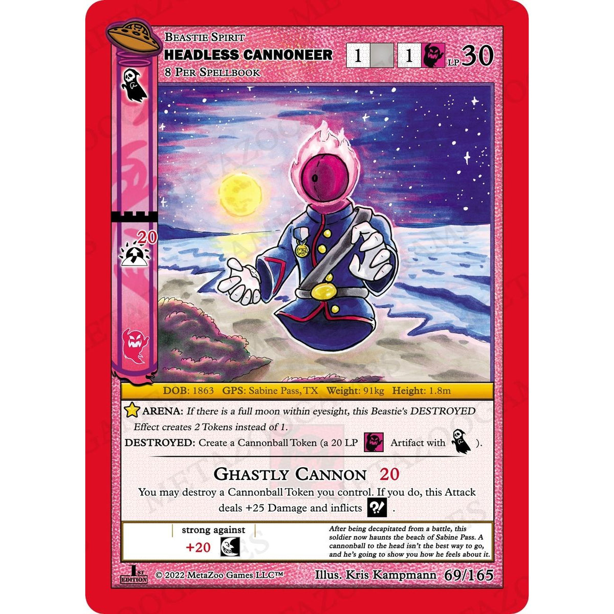 Image for Headless Cannoneer (069/165) (UFOFE) - MetaZoo