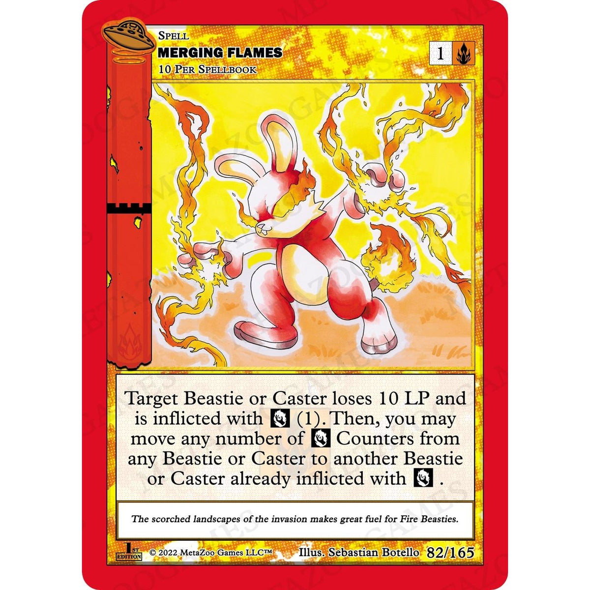 Image for Merging Flames (082/165) (UFOFE) - MetaZoo