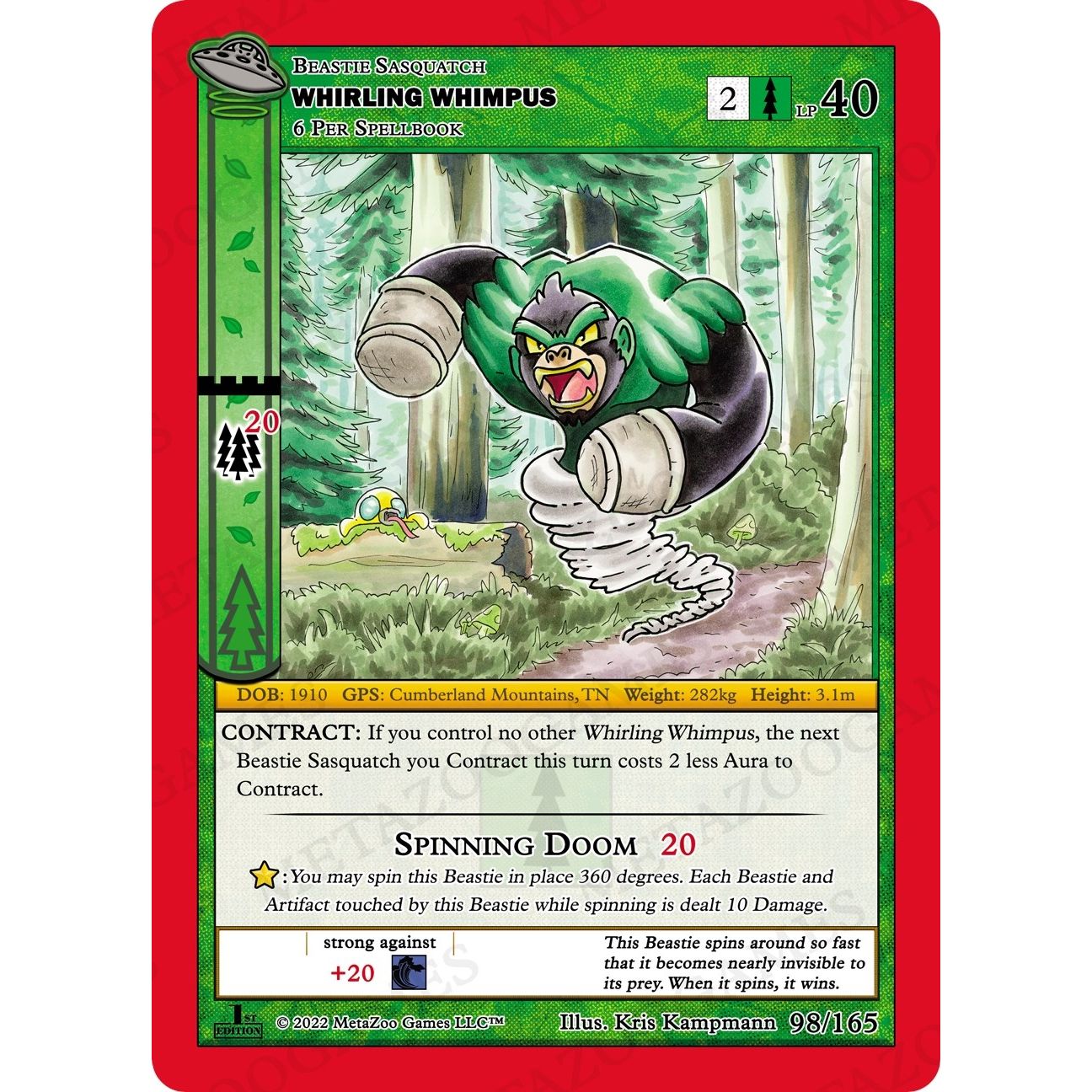 Image for Whirling Whimpus (098/165) (UFOFE) - MetaZoo