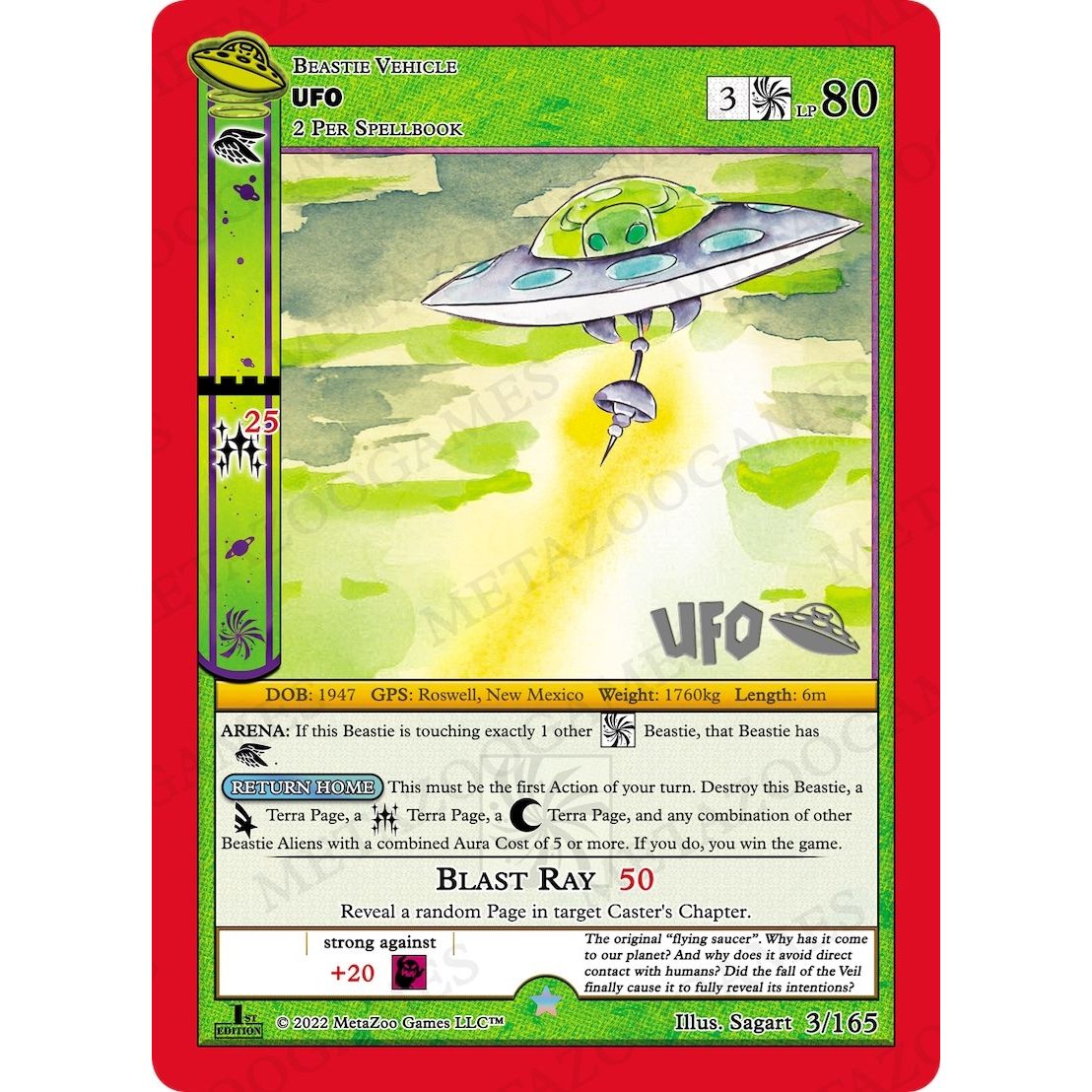 Image for UFO (003/165) (UFOFE-SP) - MetaZoo