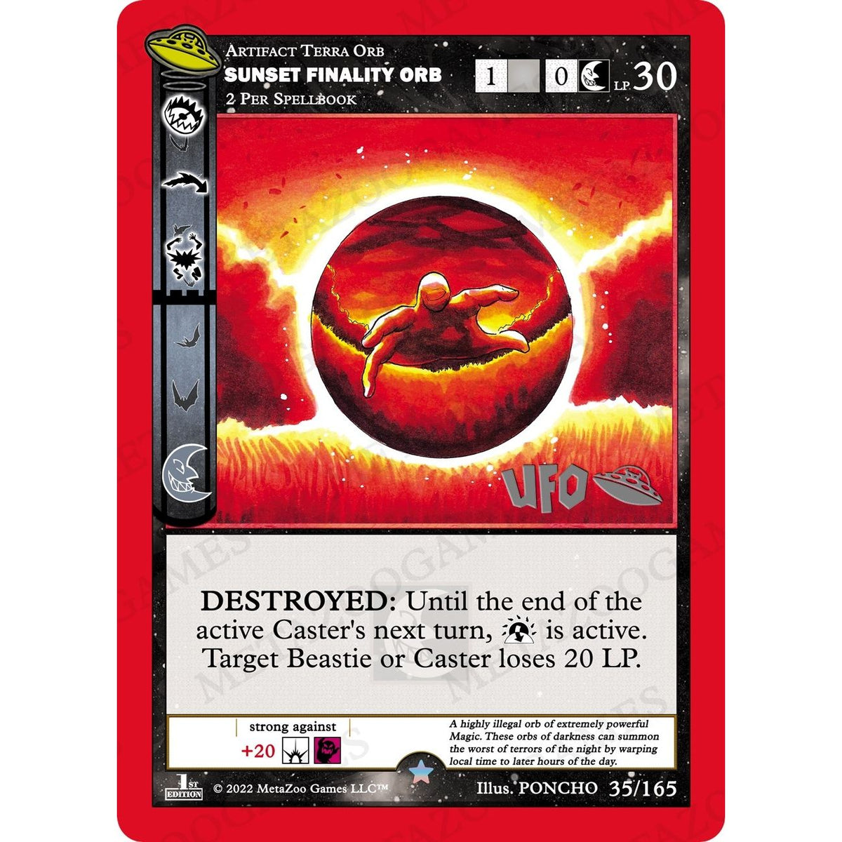Image for Sunset Finality Orb (035/165) (UFOFE-SP) - MetaZoo