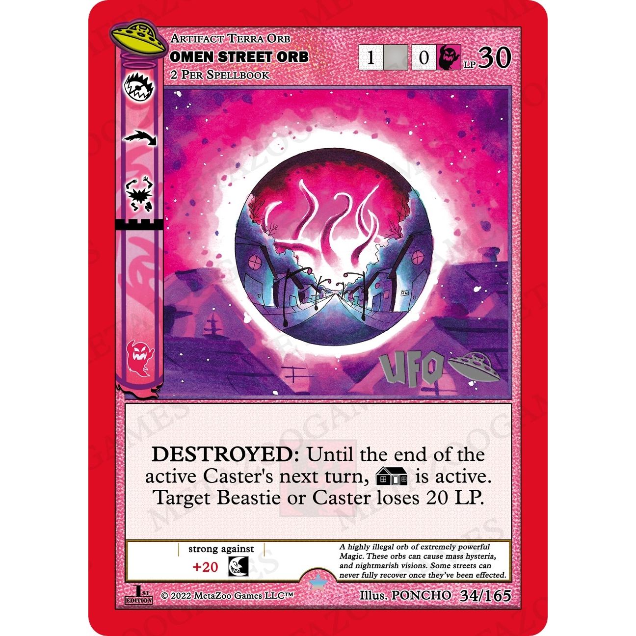 Image for Omen Street Orb (034/165) (UFOFE-SP) - MetaZoo