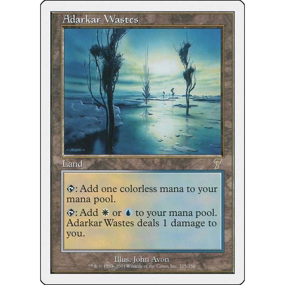 Image for Adarkar Wastes (325) (7ED) - Magic: The Gathering